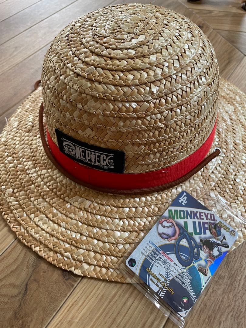 【限定非売品】Dodgers×ONE PIECEコラボ 麦わら帽子＆カード