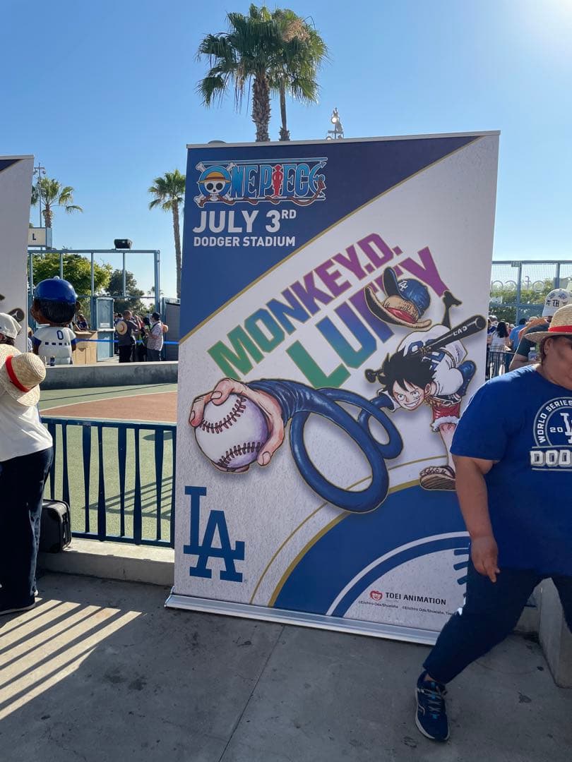 【限定非売品】Dodgers×ONE PIECEコラボ 麦わら帽子＆カード
