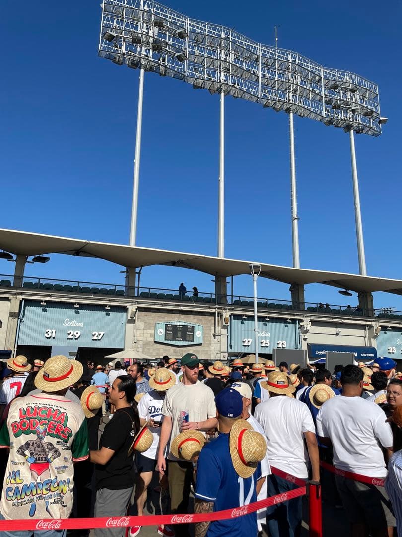 【限定非売品】Dodgers×ONE PIECEコラボ 麦わら帽子＆カード