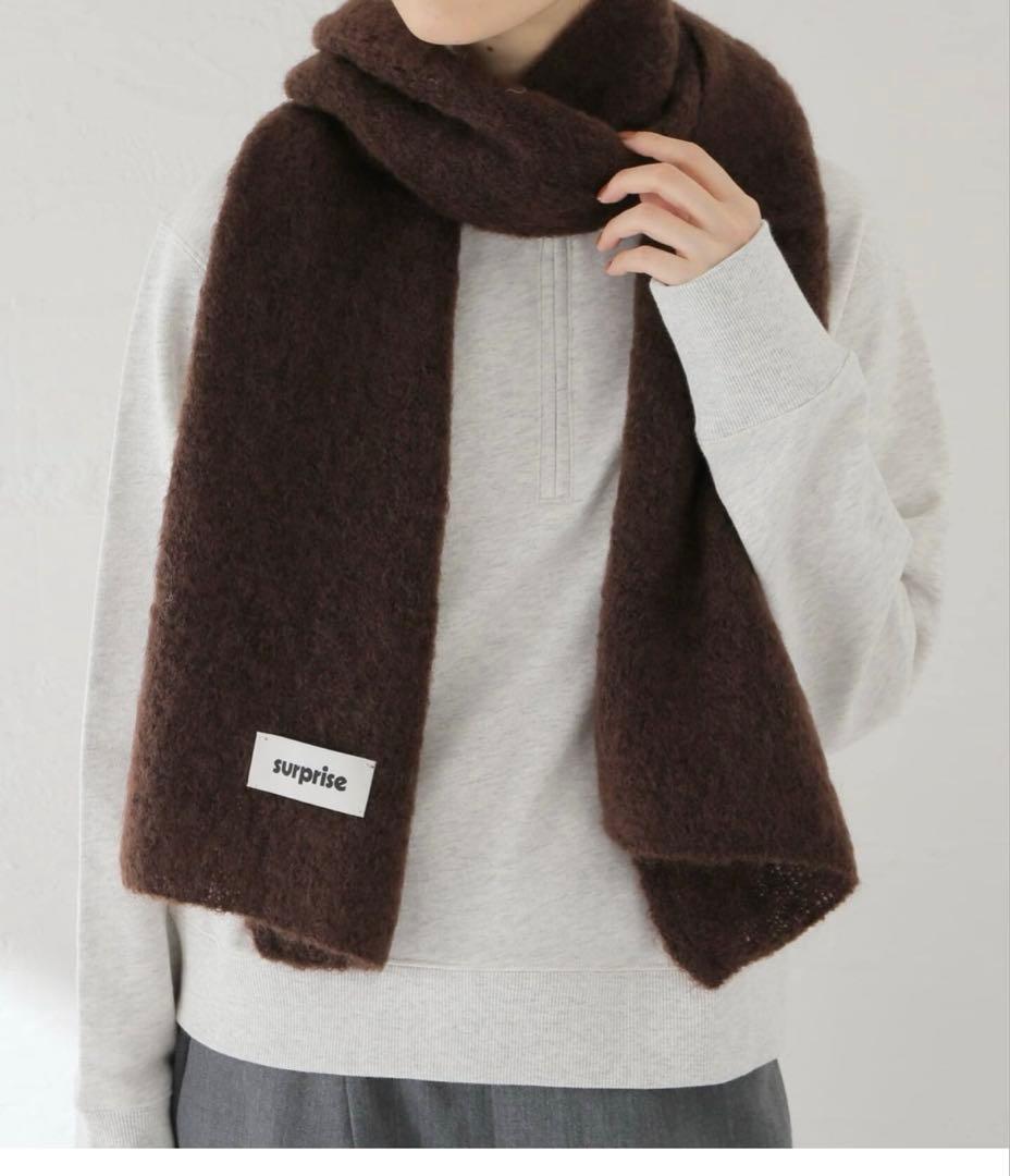 小物 SLOBE IENAsurprise MOHAIR SCARF