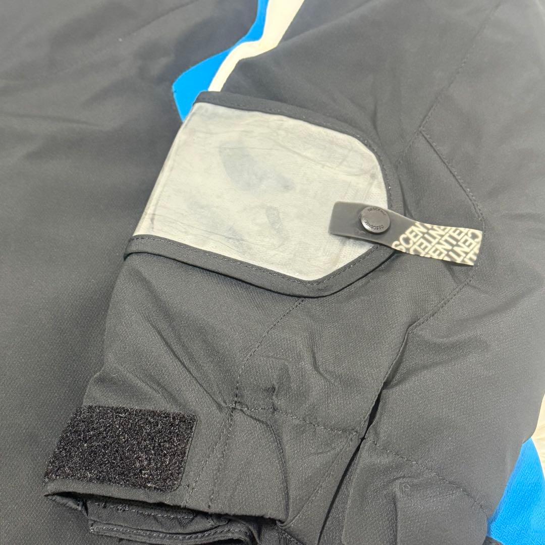 DESCENTE デサント スキーウェアセット サイズ M 人気 黒 青 上下