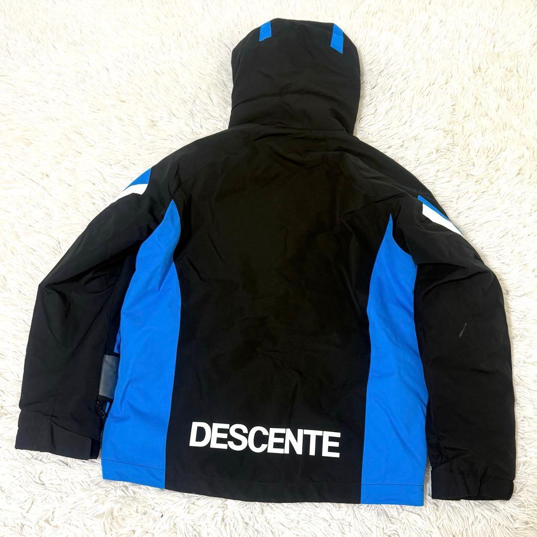 DESCENTE デサント スキーウェアセット サイズ M 人気 黒 青 上下