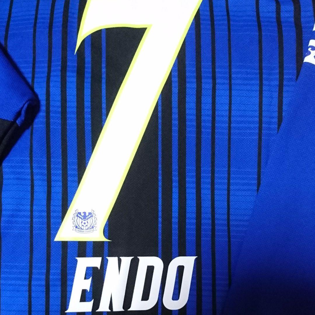 遠藤保仁 直筆サイン入り 貴重長袖 ユニフォーム  ガンバ大阪