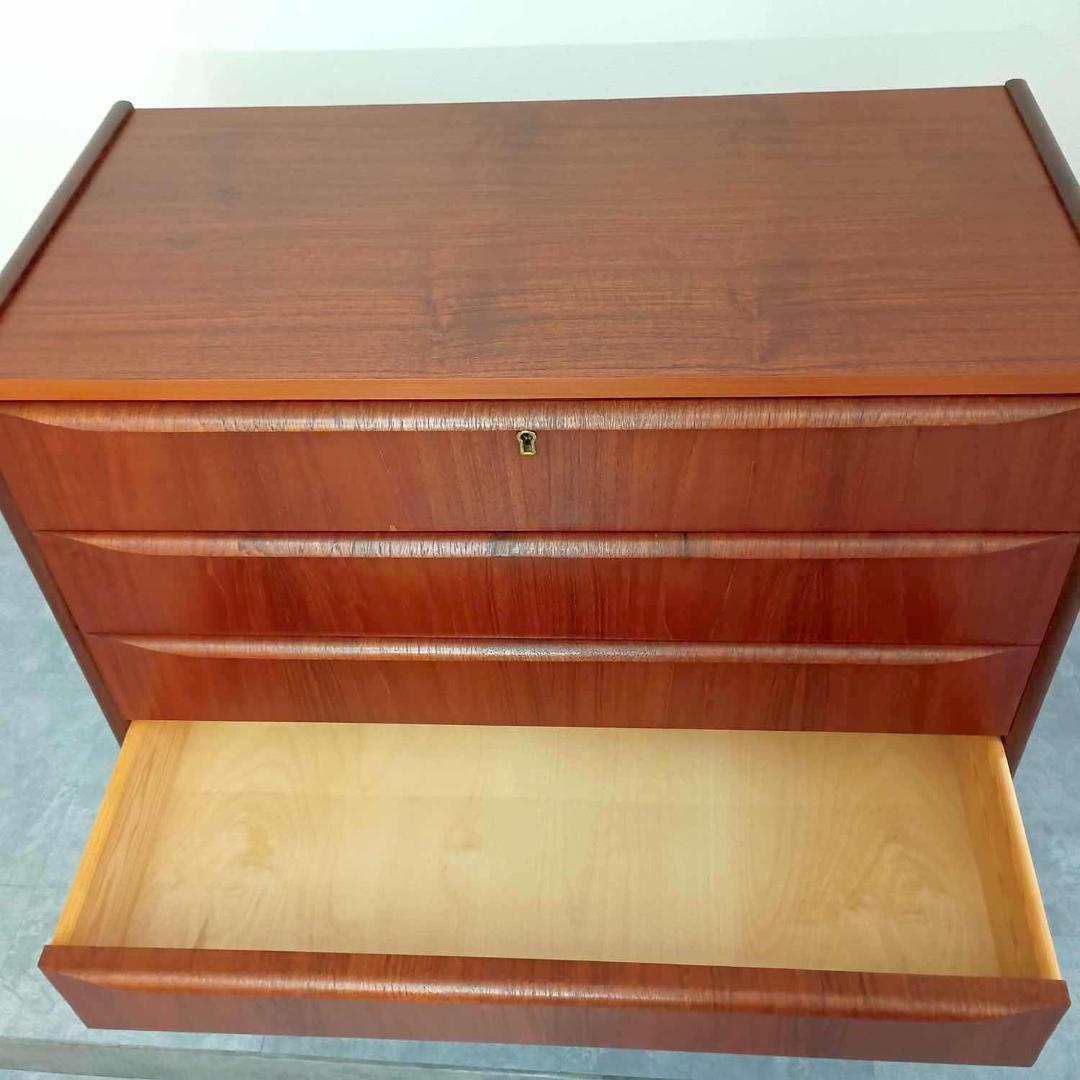 北欧ヴィンテージ チーク 4段チェスト