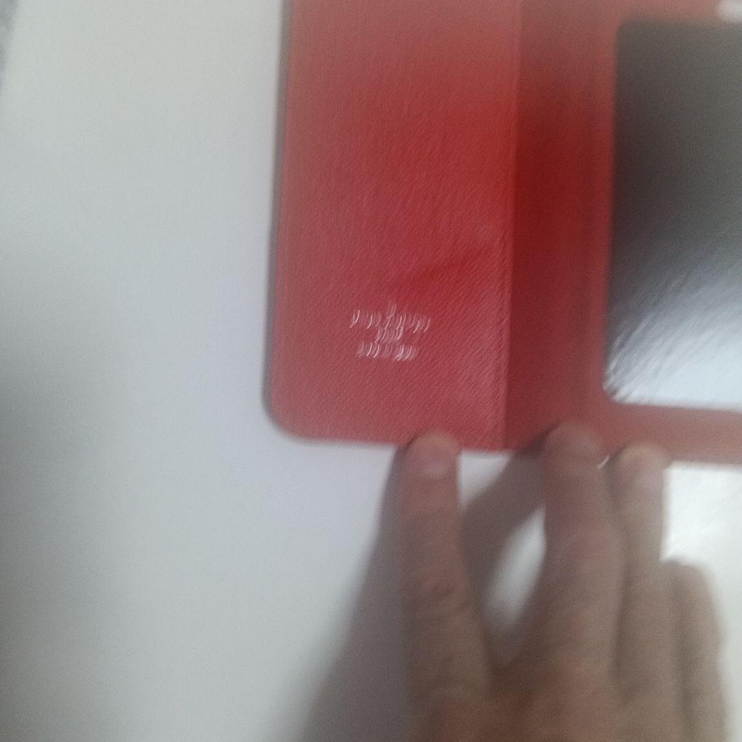 ルイ・ヴィトン 手帳型ケース 赤 日本製