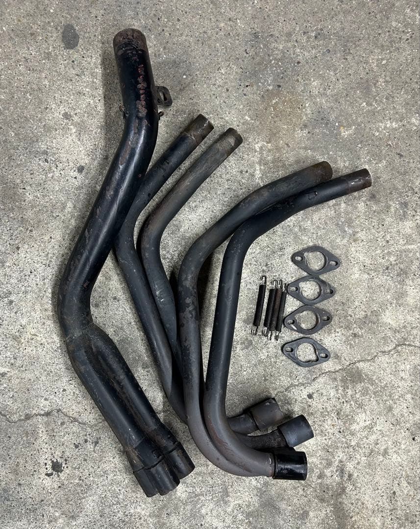 ゼファー400 カワサキ　マフラー　中古　メーカー不明　現状販売　サイレンサー無