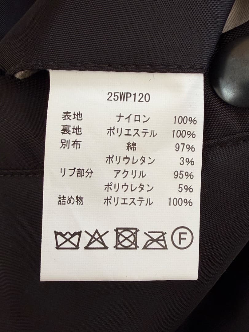 新品同様｜WAIPER.inc MA-1 ALL サイズL ブラック｜WP120