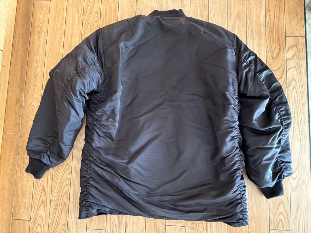 新品同様｜WAIPER.inc MA-1 ALL サイズL ブラック｜WP120