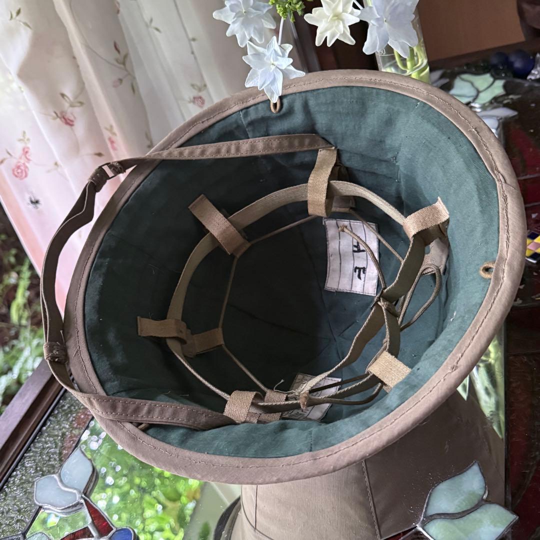 2164様感謝‼️昭和17年ブッシュヘルメット布製　士官　大日本帝国旧日本軍帽一点