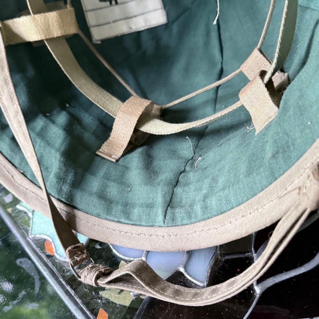 2164様感謝‼️昭和17年ブッシュヘルメット布製　士官　大日本帝国旧日本軍帽一点