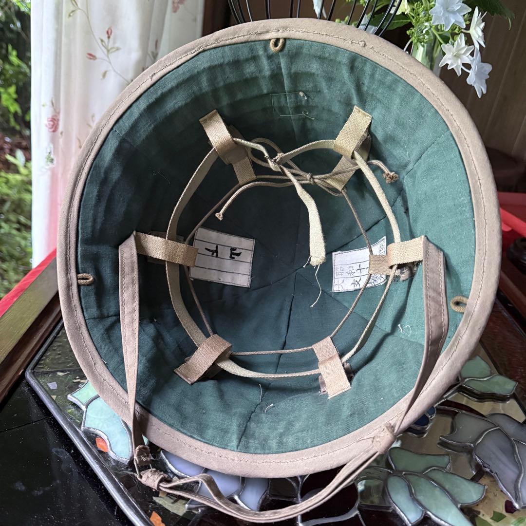 2164様感謝‼️昭和17年ブッシュヘルメット布製　士官　大日本帝国旧日本軍帽一点