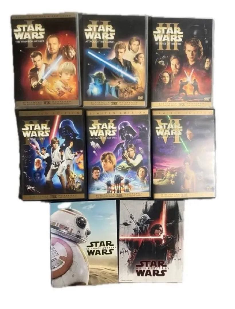 定価3万以上 スター・ウォーズ DVD エピソード1〜8 フルセット リミテッド