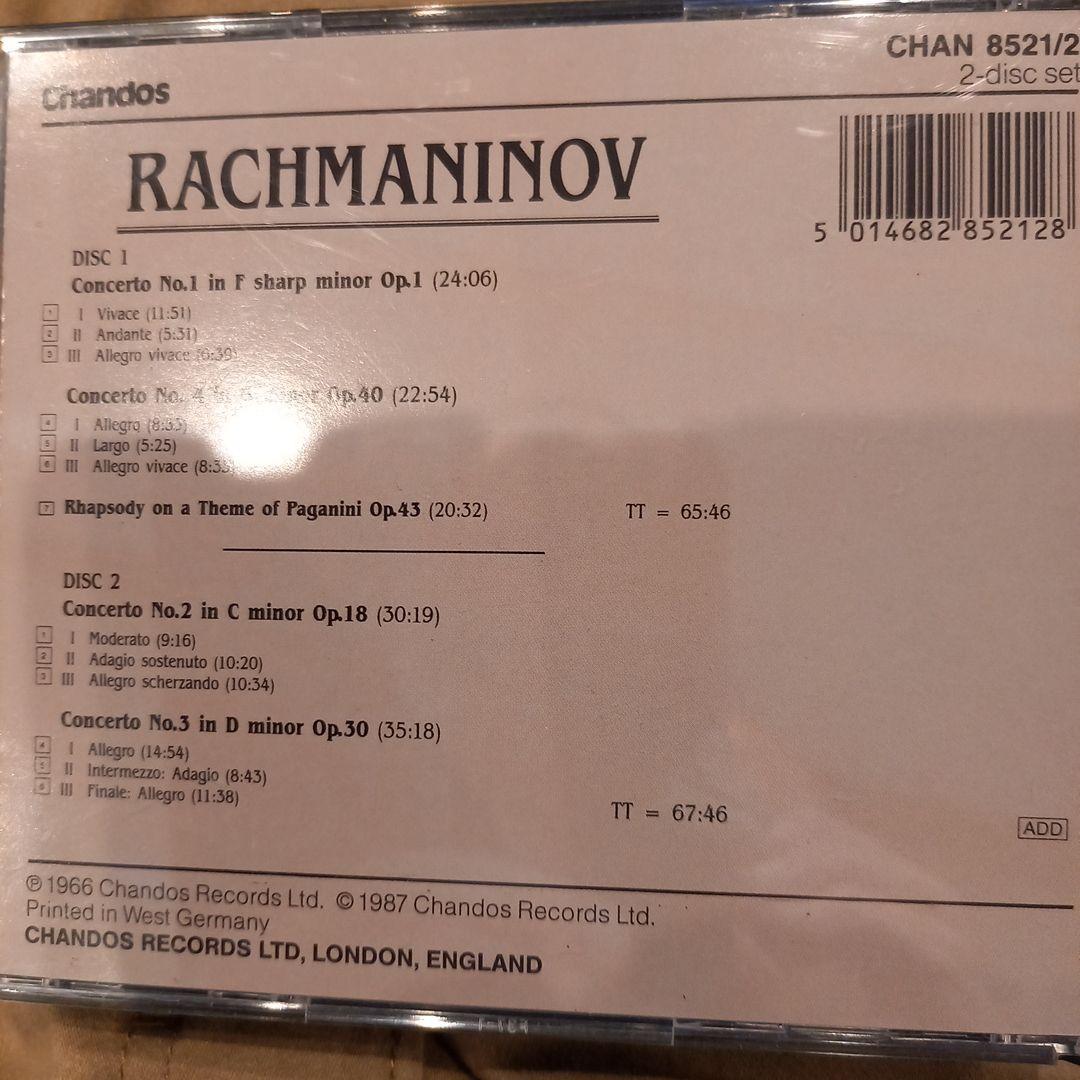 西独盤❗アール・ワイルド&ホーレンシュタイン　ラフマニノフ　ピアノ協奏曲全集