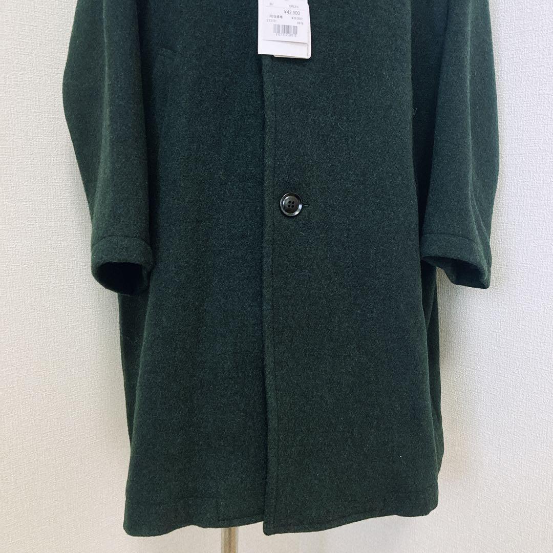 未使用品 DANTON ダントン W/P ロングコート ウール