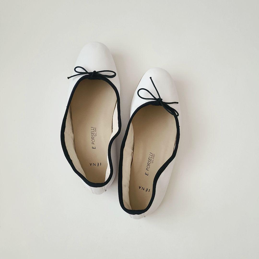 39* E.PORSELLI ポルセリ　バレエ シューズ　IENA 別注