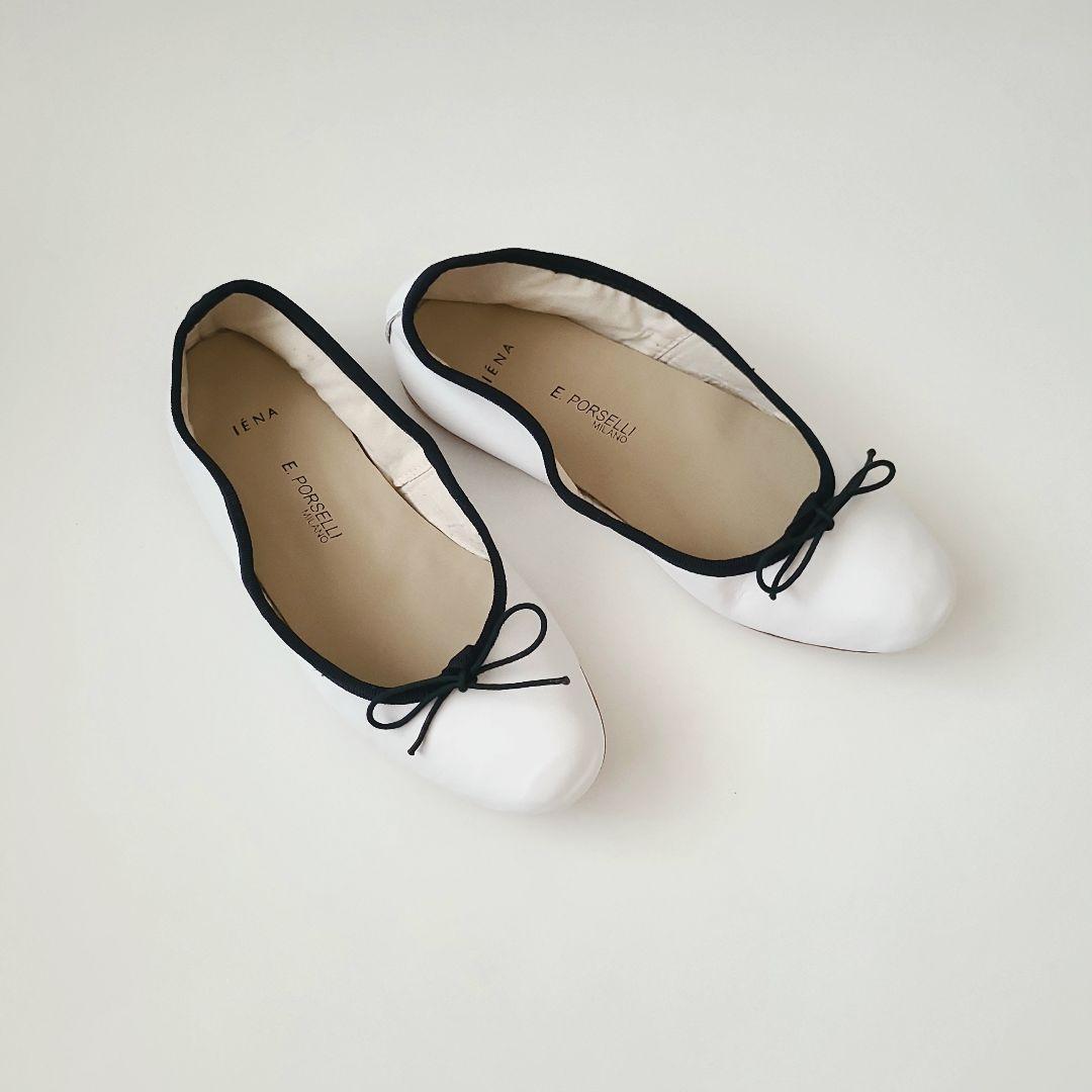 39* E.PORSELLI ポルセリ　バレエ シューズ　IENA 別注