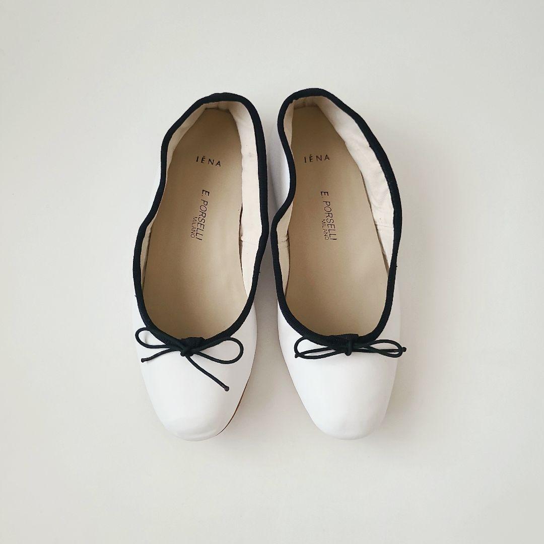 39* E.PORSELLI ポルセリ　バレエ シューズ　IENA 別注