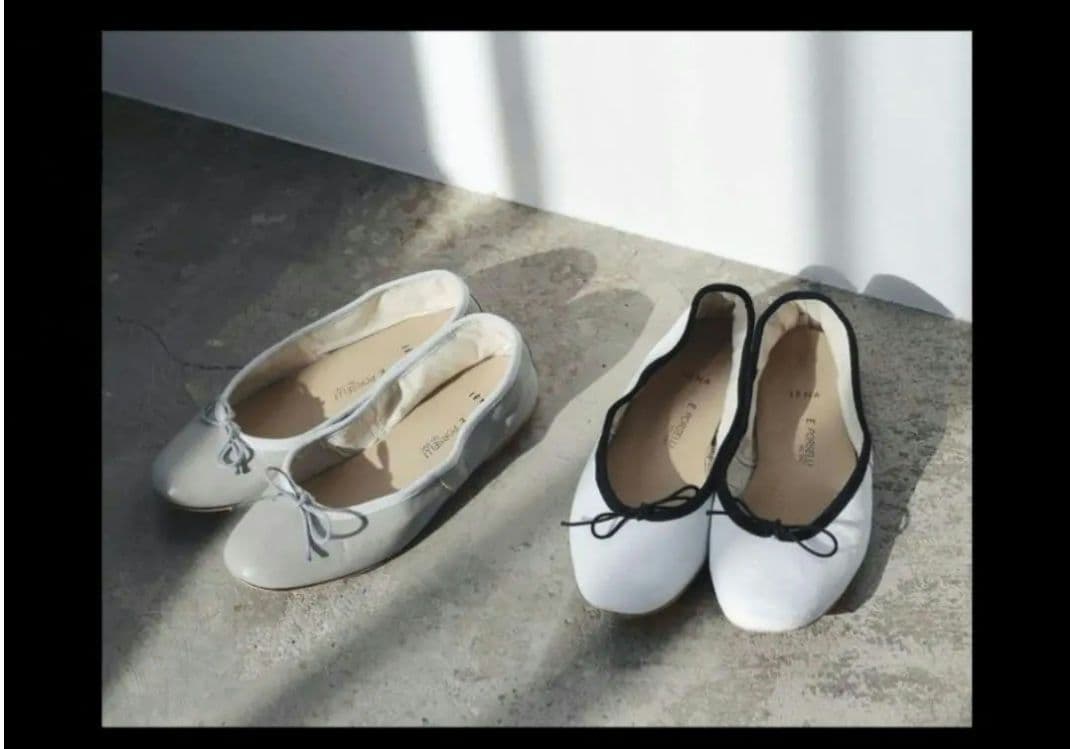 39* E.PORSELLI ポルセリ　バレエ シューズ　IENA 別注