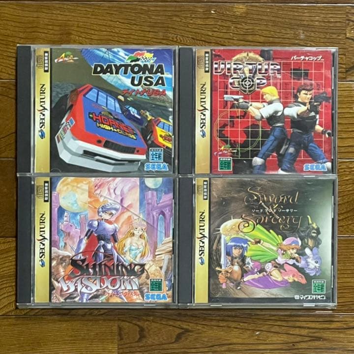 セガ セガサターン本体 + 各種コントローラー + ソフト8本セット