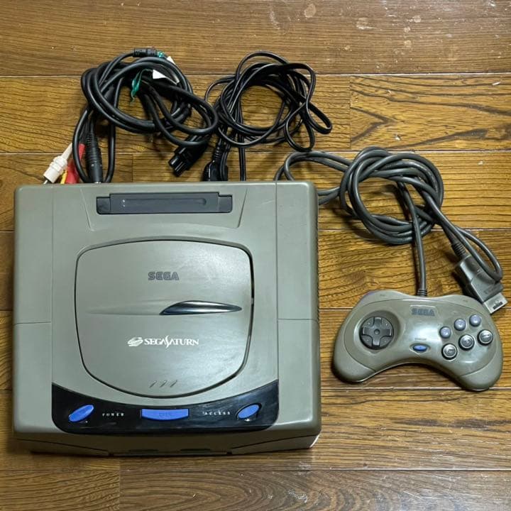 セガ セガサターン本体 + 各種コントローラー + ソフト8本セット