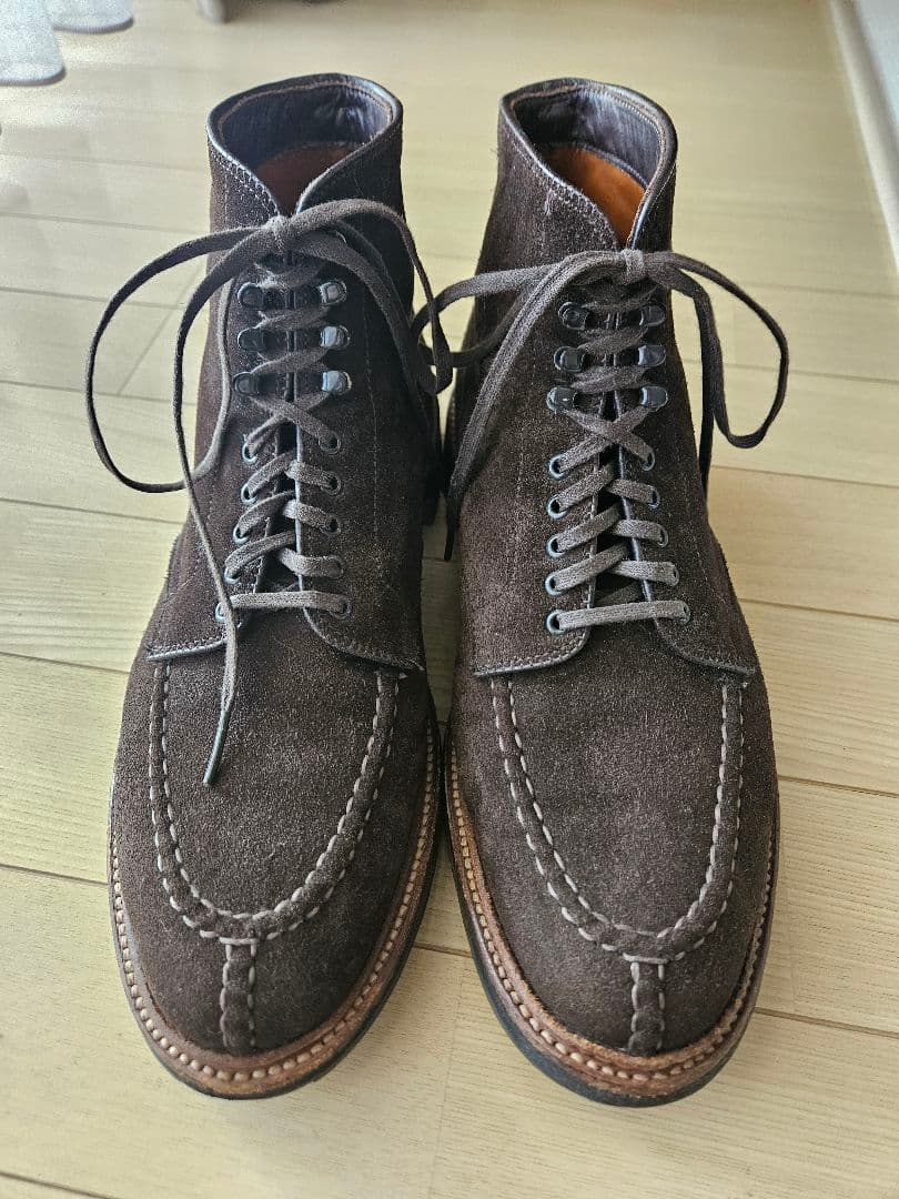 LeatherSoul別注 Alden タンカーブーツ 8D スエード