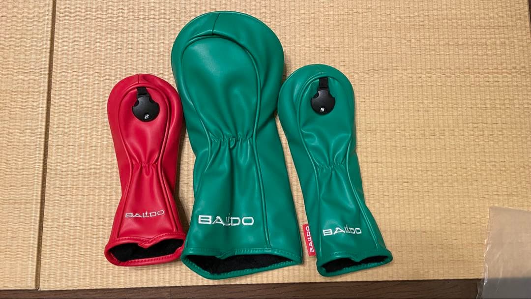 BAILDO 未使用品　限定品キャディバッグ　9“ 値下げ　+ヘッドカバー3点