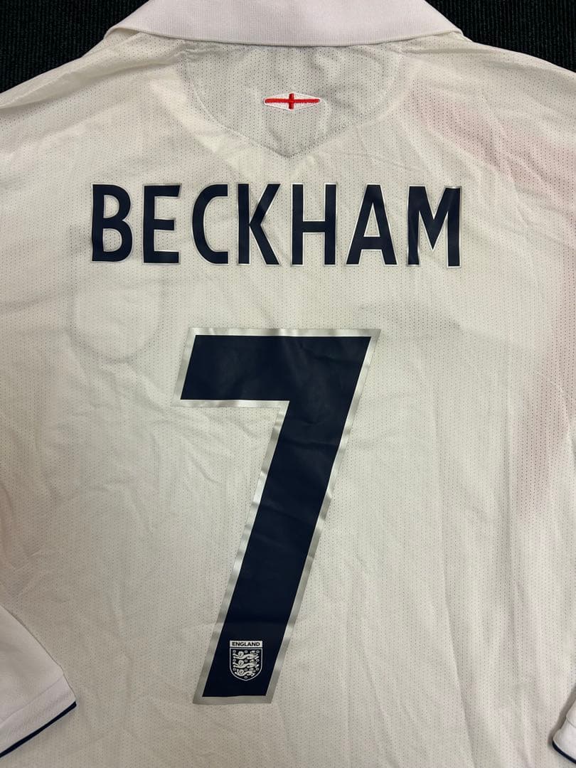 ベッカム　イングランド代表　長袖ユニフォーム