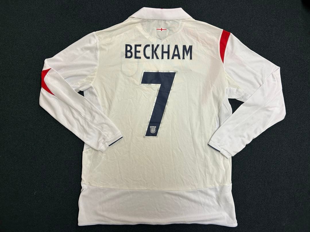 ベッカム　イングランド代表　長袖ユニフォーム