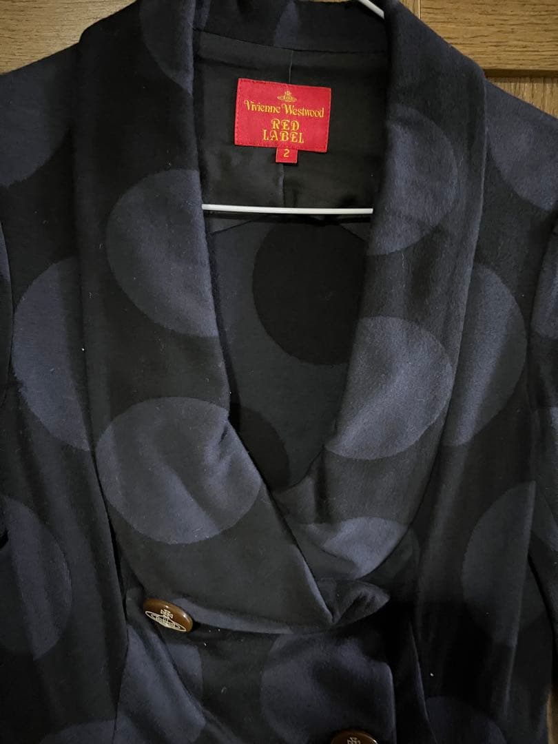 ヴィヴィアン　ドット柄　ジャケット