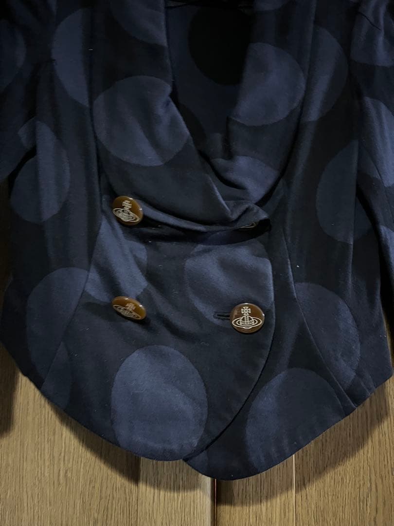 ヴィヴィアン　ドット柄　ジャケット