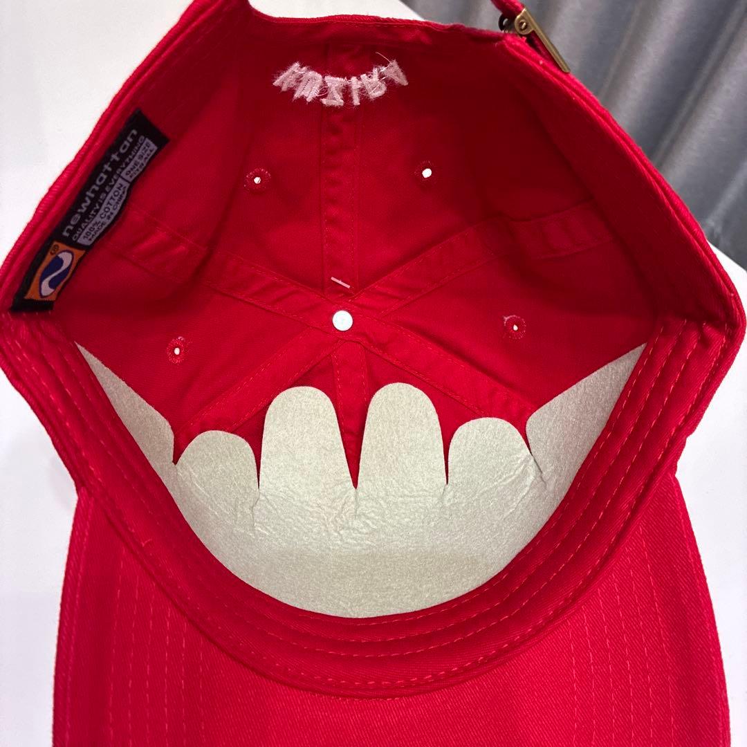 KUZIRA 21 buck 赤 キャップ Newhattan