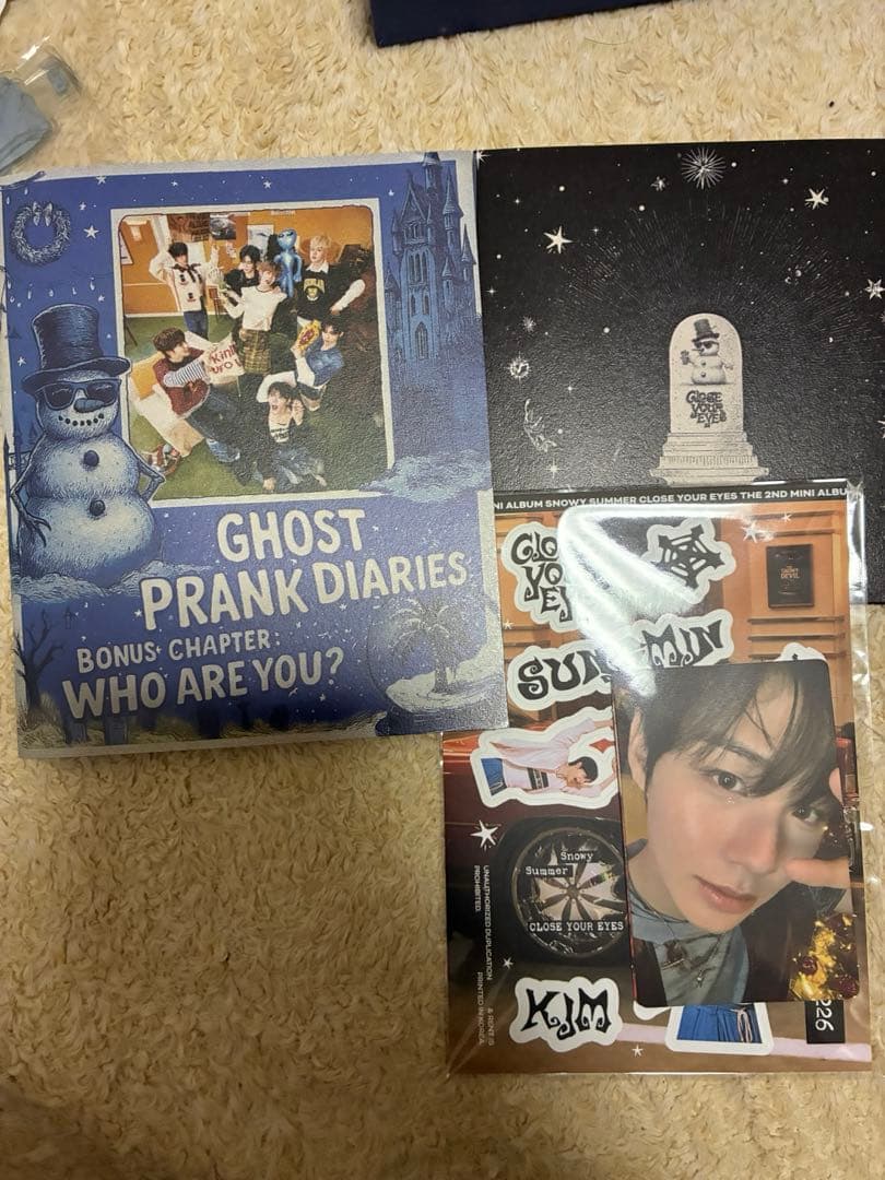 CLOSE YOUR EYES y Summer メンバー直筆サイン入り