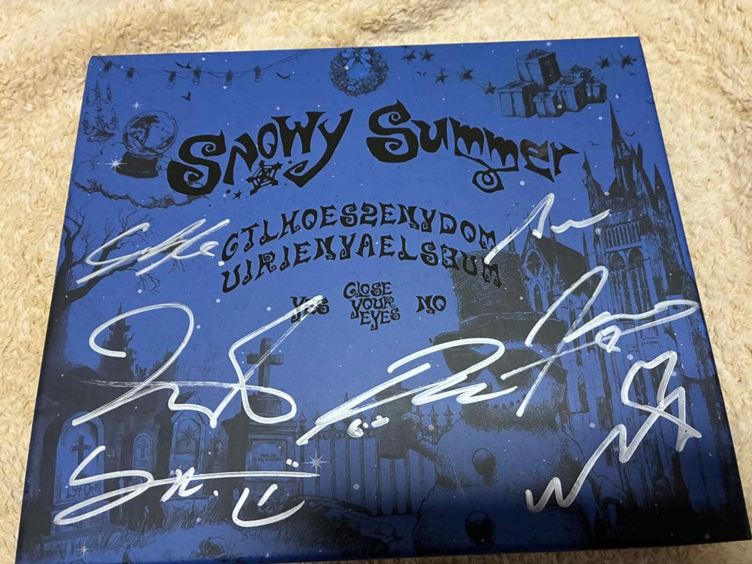 CLOSE YOUR EYES y Summer メンバー直筆サイン入り