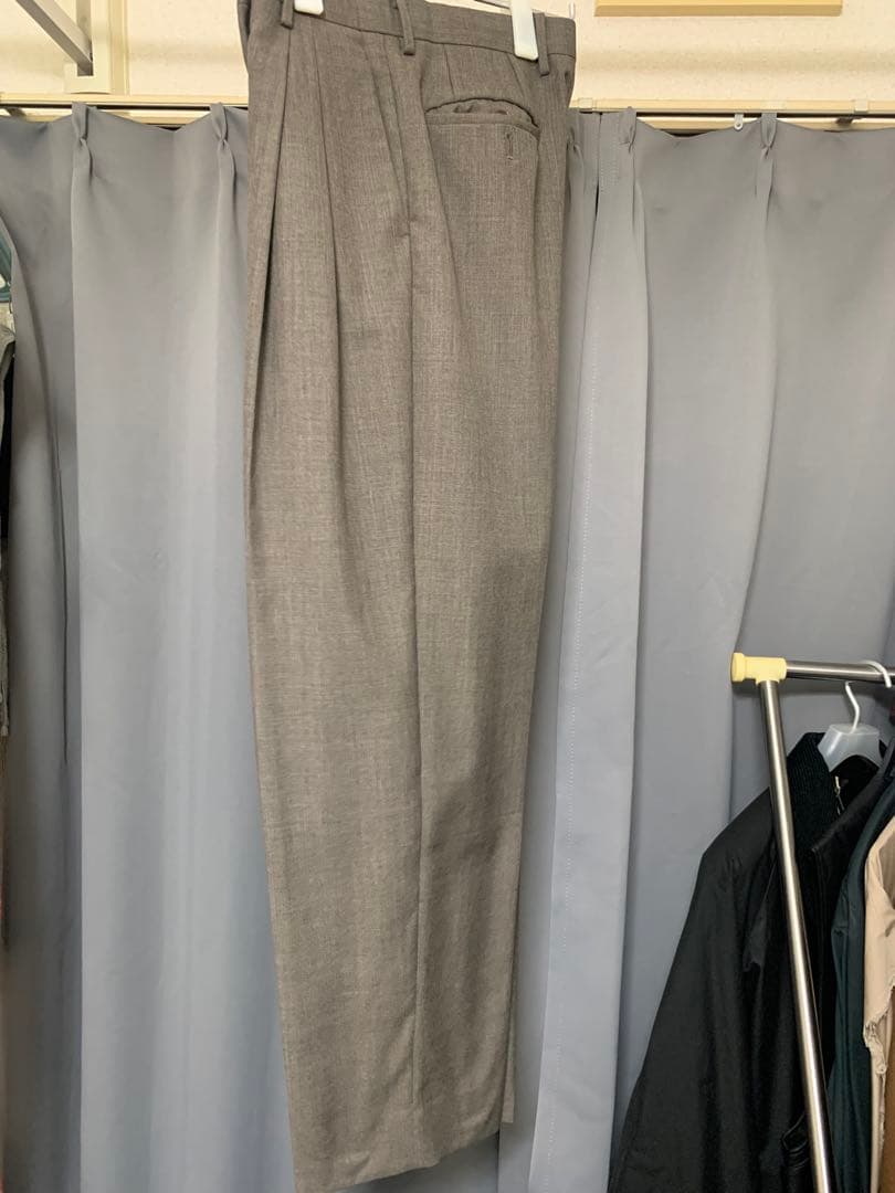 スーツ AURALEE BLUEFACED WOOL SLACKS 20AW brown