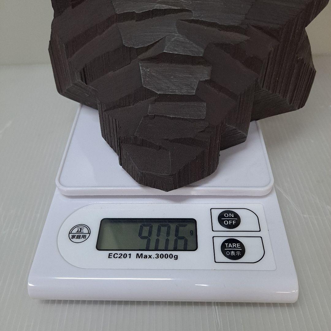 木彫 円空仏 高49.6cm 仏教美術 置物 仏像一刀彫 作家物