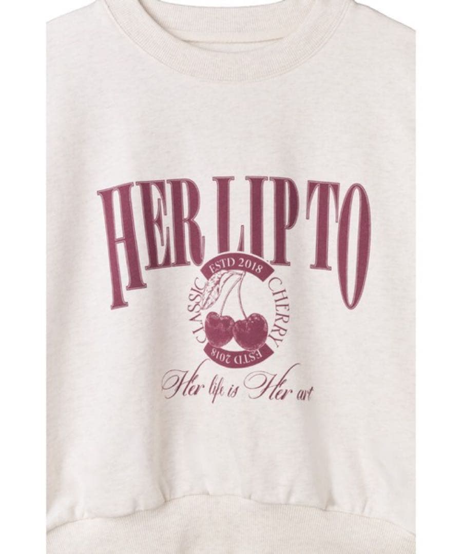 Herlipto Classic Cherry Sweatshirt スウェット