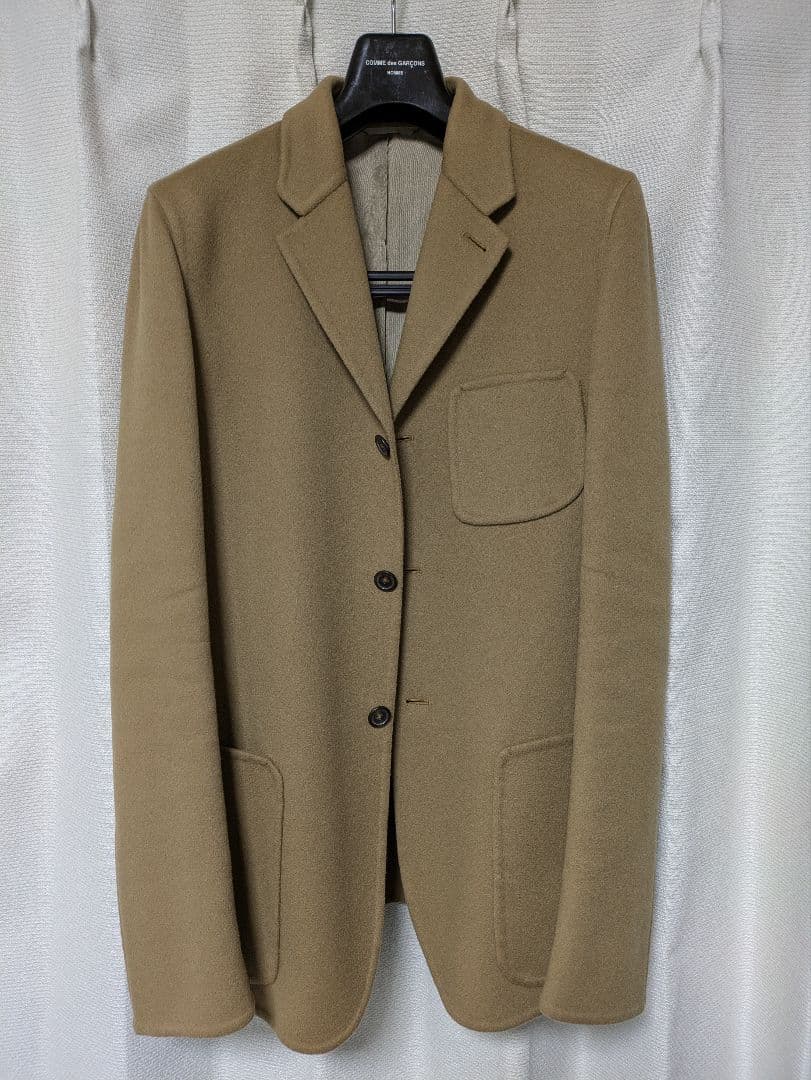 【JIL SANDER】ジルサンダー　キャメルテイラードカシミア＆ウール 46