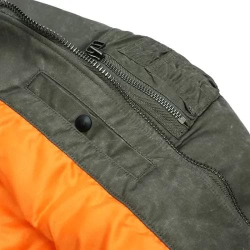 J04279 新品 22AW RIPVANWINKLE MA-1 ジャケット：L