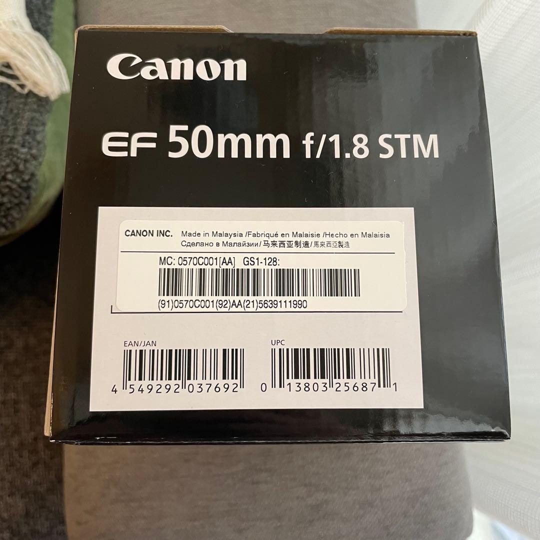 Canon 単焦点レンズ EF50mm F1.8 STM 新品