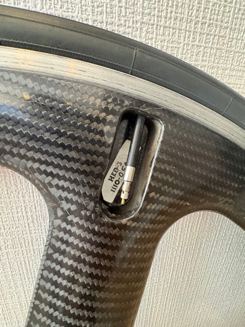 HED3 カーボン バトンホイール フロント ピスト クリンチャー