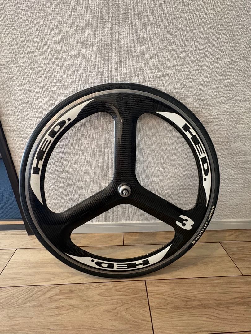 HED3 カーボン バトンホイール フロント ピスト クリンチャー