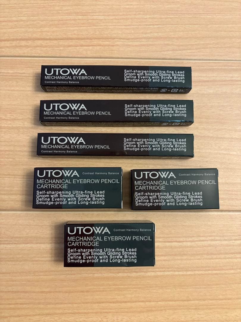 月　アイブロウペンシル＋カートリッジ　3セット