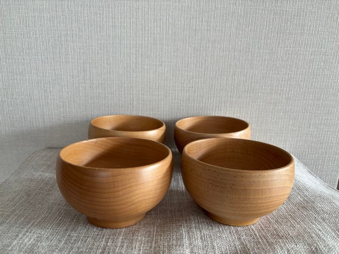 めいぼく椀 薗部産業 (中) 橅　4個
