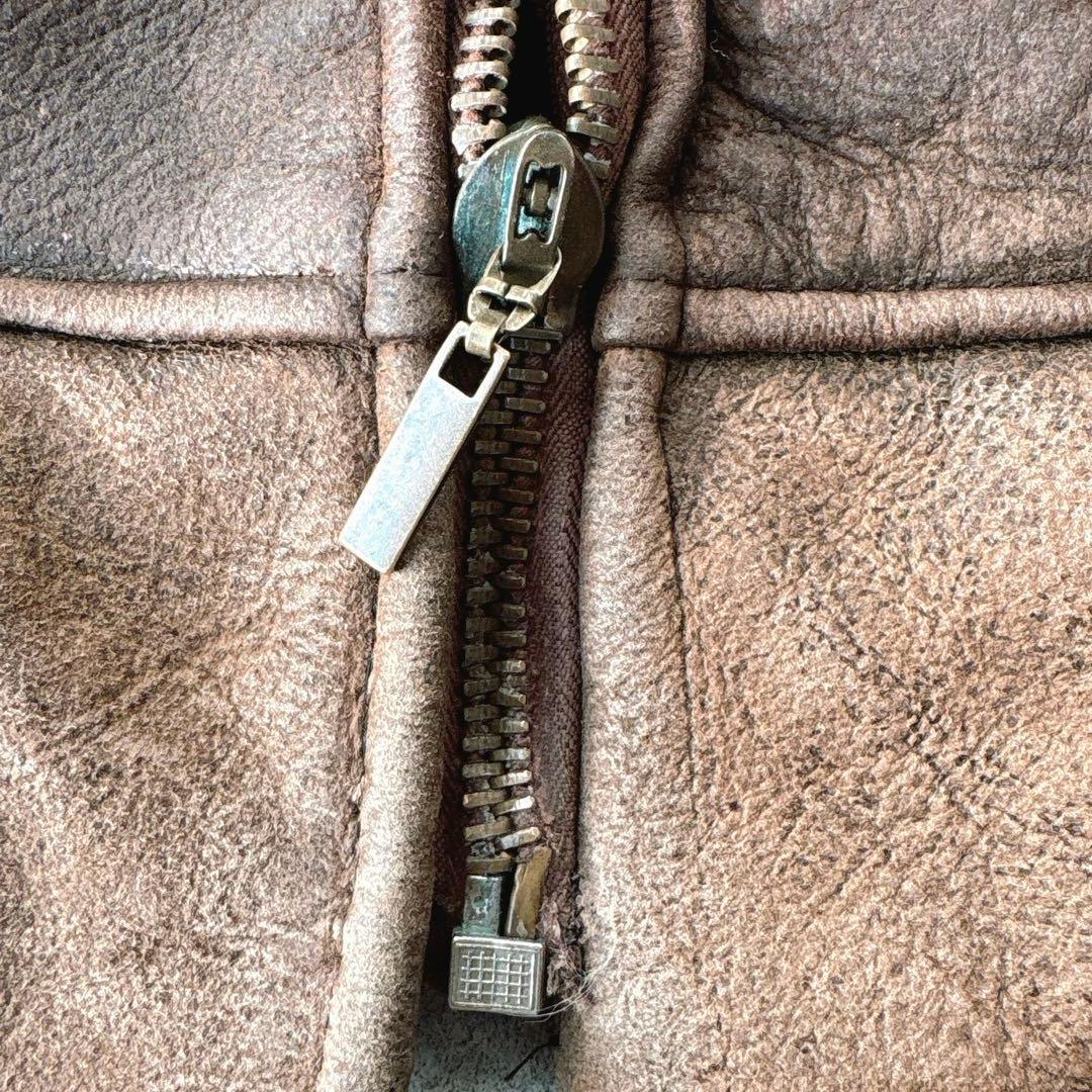 AVIREX B-6 フライトジャケット 40 USA製 ムートン 90s