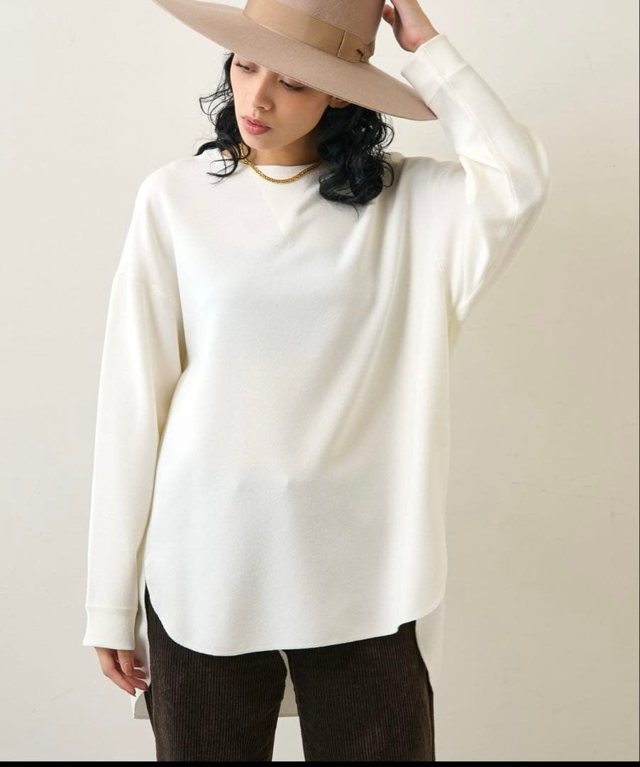 Whim Gazette ホワイト 長袖 Tシャツ 36