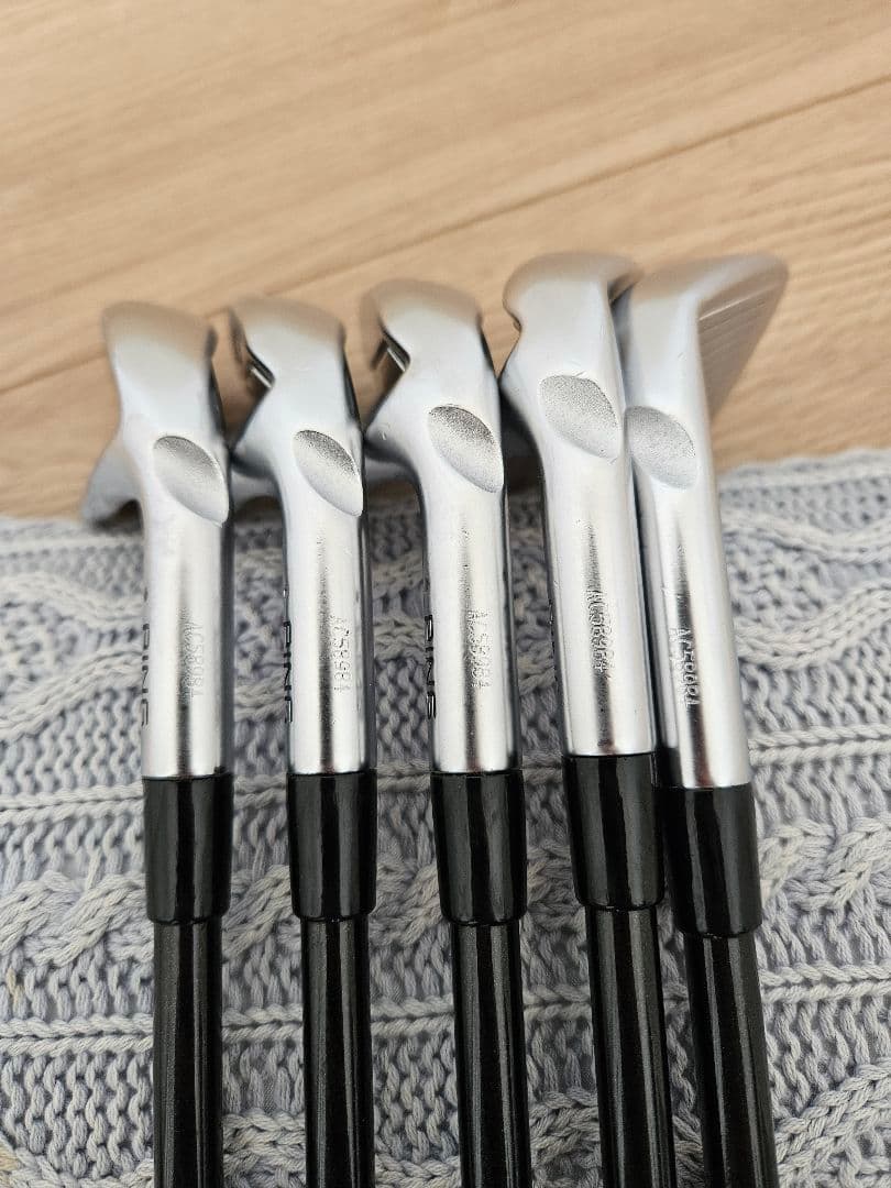 再出品 PING i210 6i～W ラウネi90 S_黒ドット