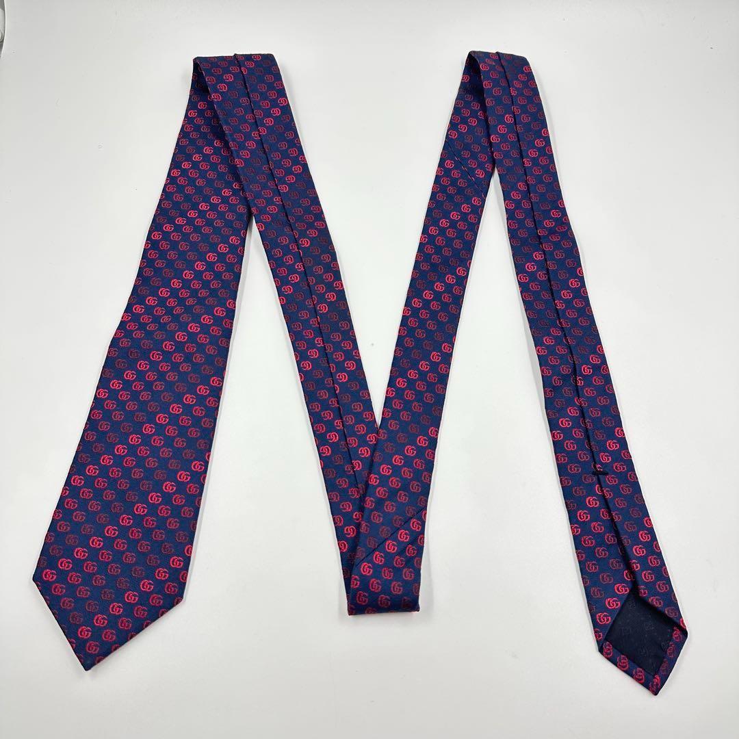 【極美品】 GUCCI グッチ ネクタイ ハイブランド GG スプリーム