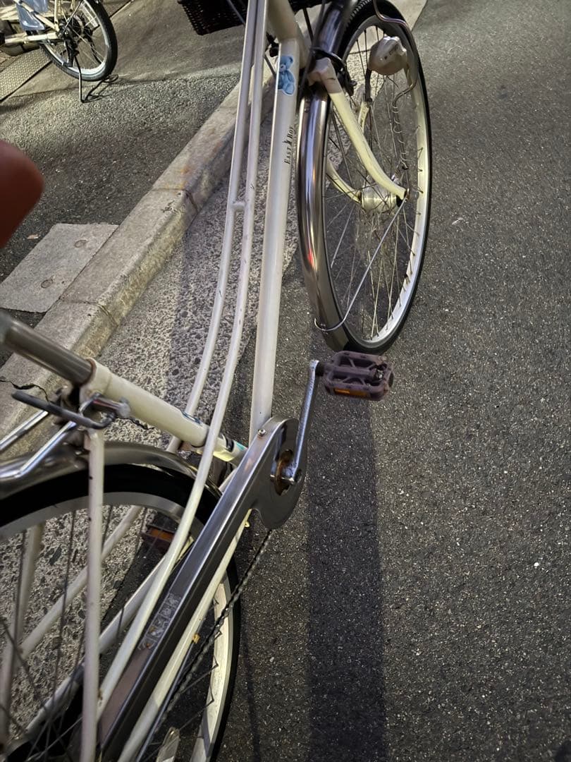 152 自転車 大阪市 【引取り限定】 27インチ 変速付き