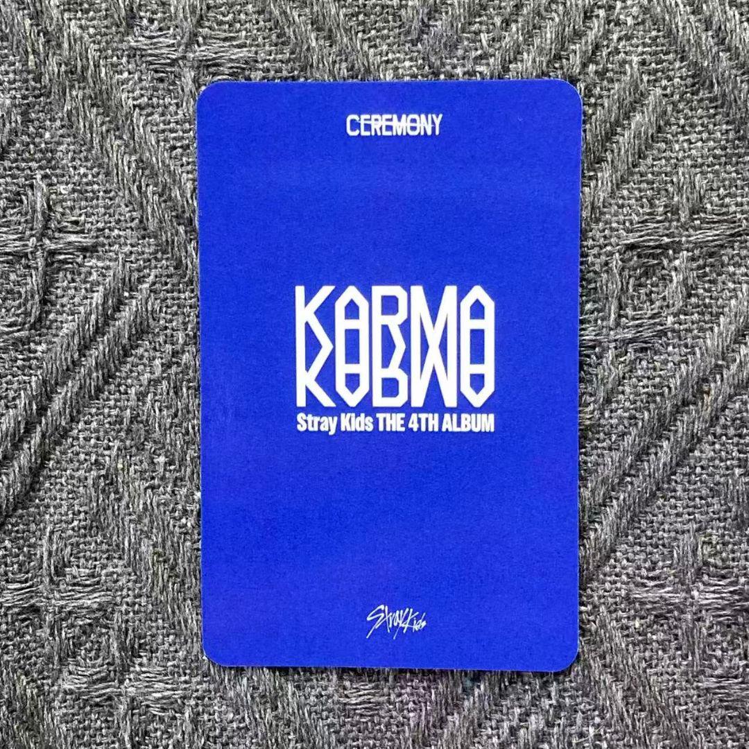 韓国 StrayKids KARMA 事前収録 リノ サノク トレカ