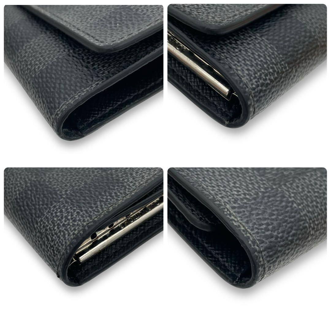 ルイヴィトン 6連 キーケース ダミエ グラフィット ミュルティクレ6 グレー